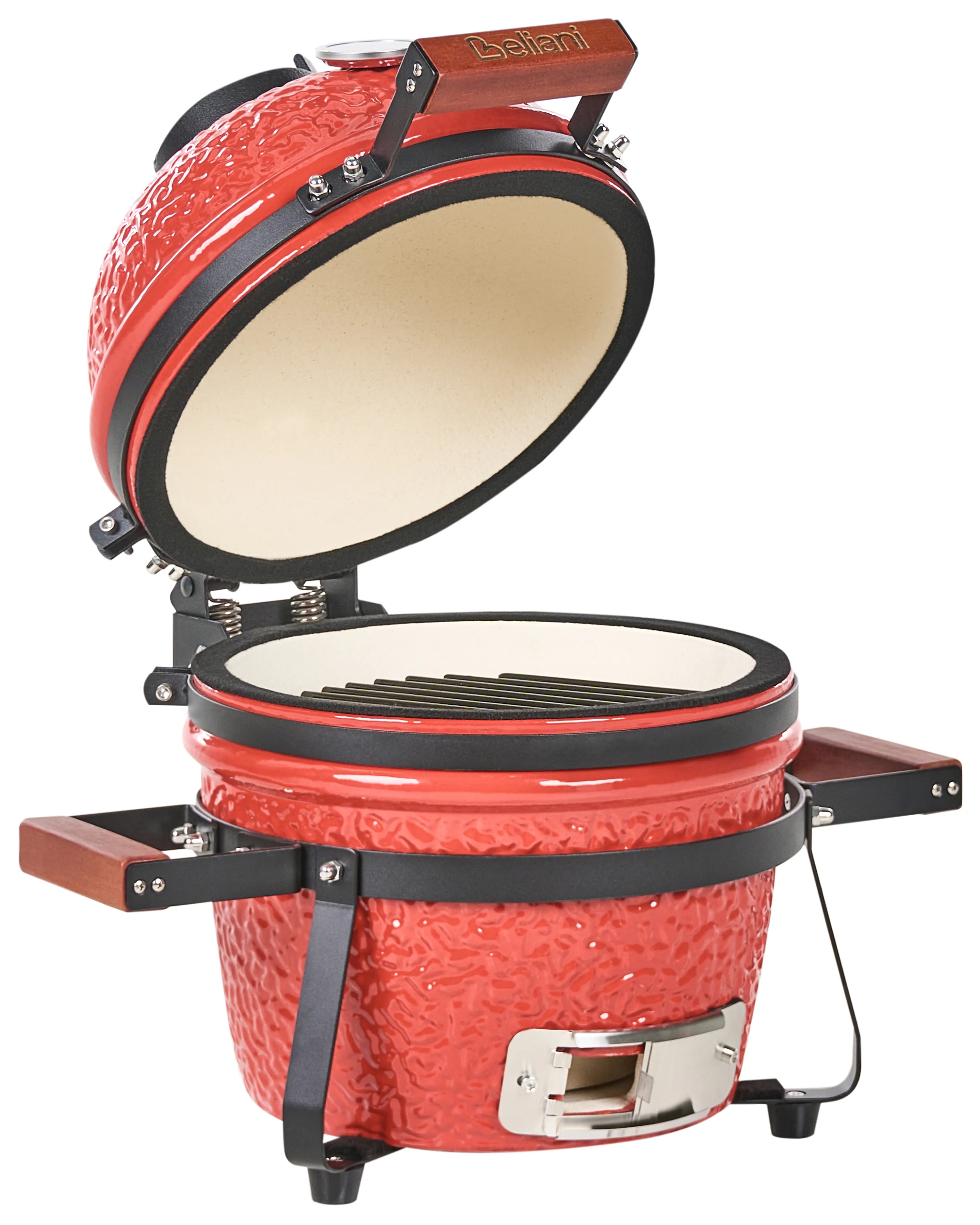 Charcoal BBQ Grill KAMADO Ceramic Red