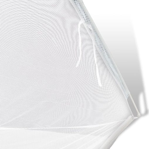 NNEVL Camping Tent 200x120x130 cm Fiberglass White