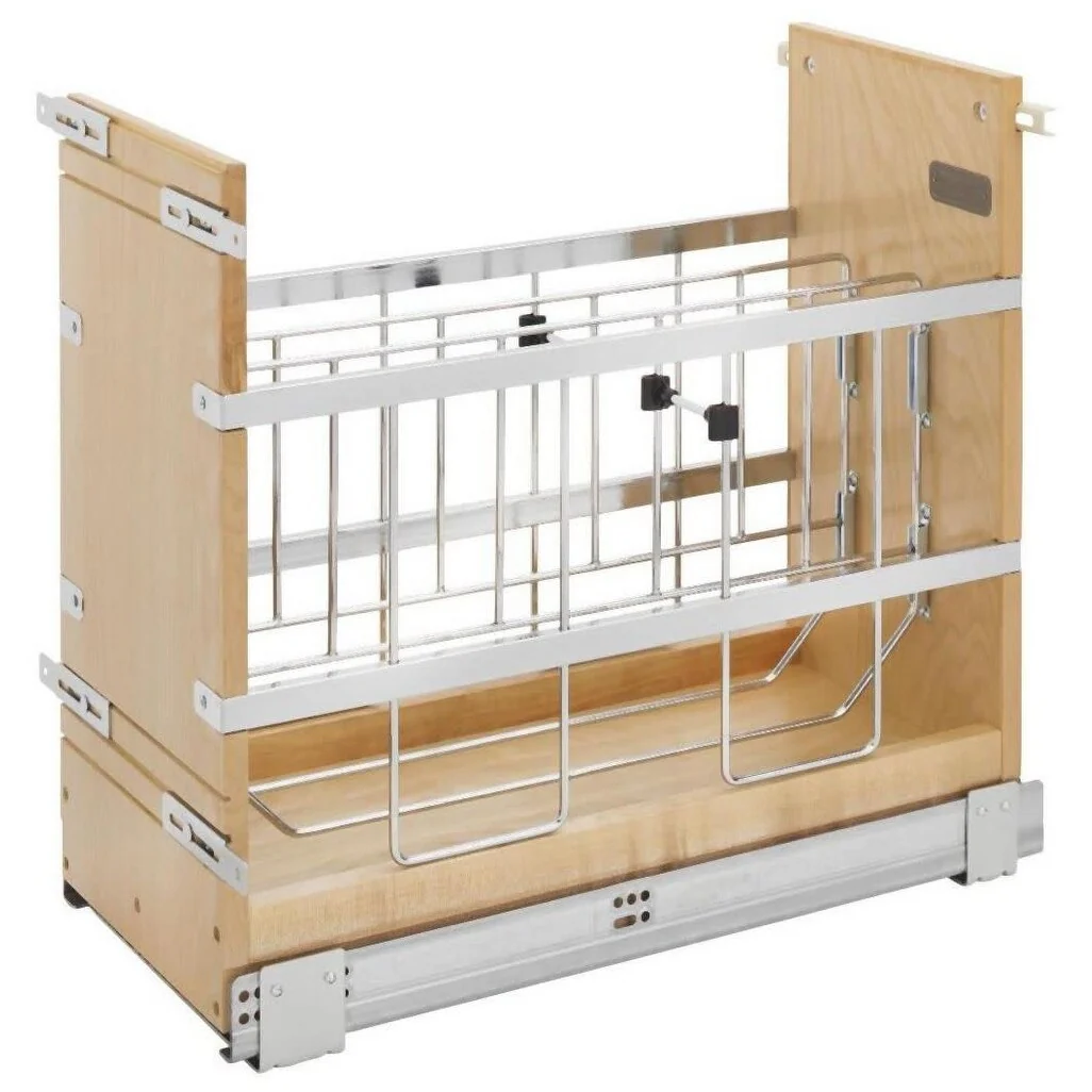 Rev-A-Shelf 447-BCSC-9C Wood Classics 10-1/8W Soft Close Pull Out