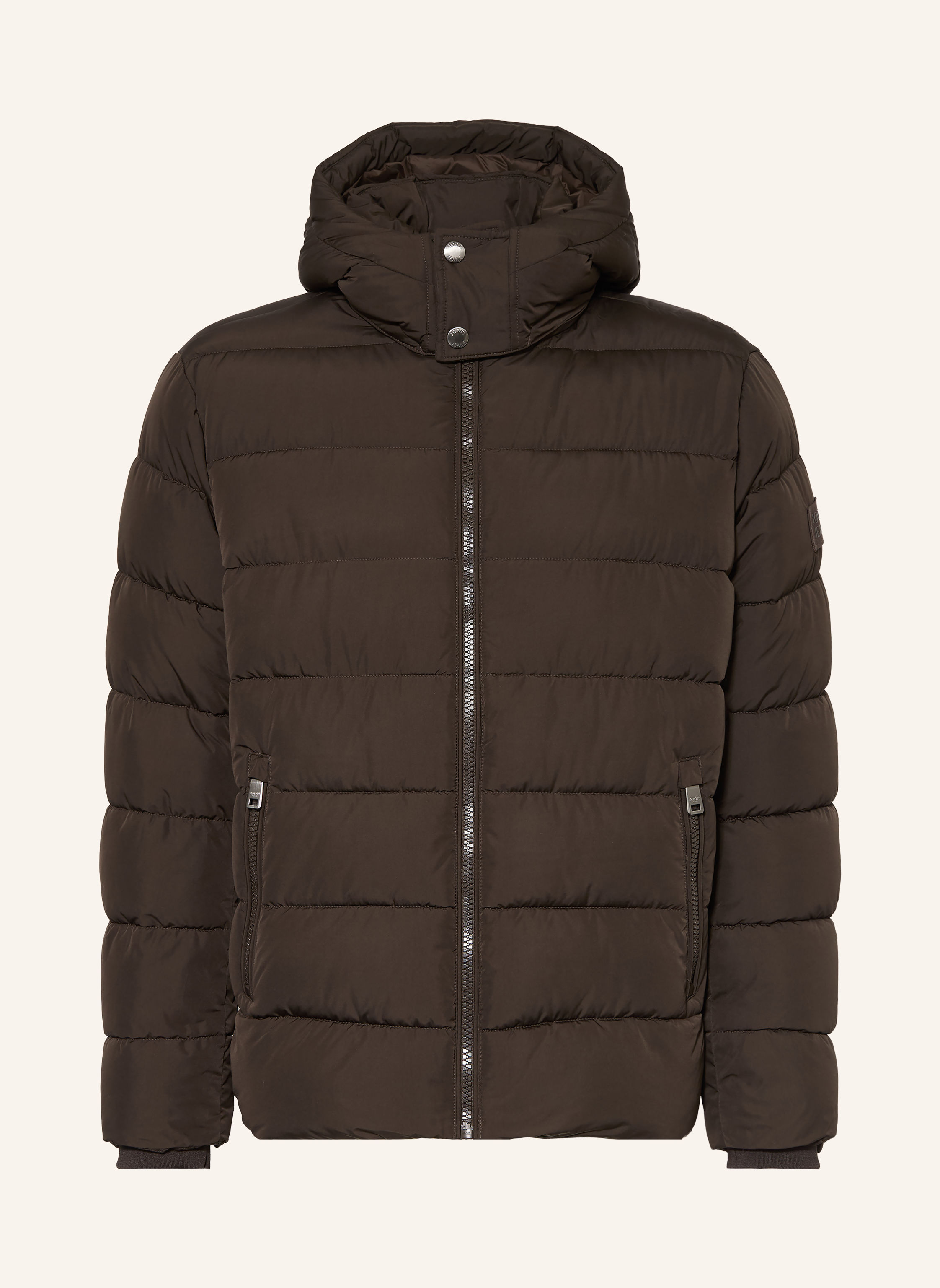 JOOP! JEANS Steppjacke JOSHAS mit abnehmbarer Kapuze