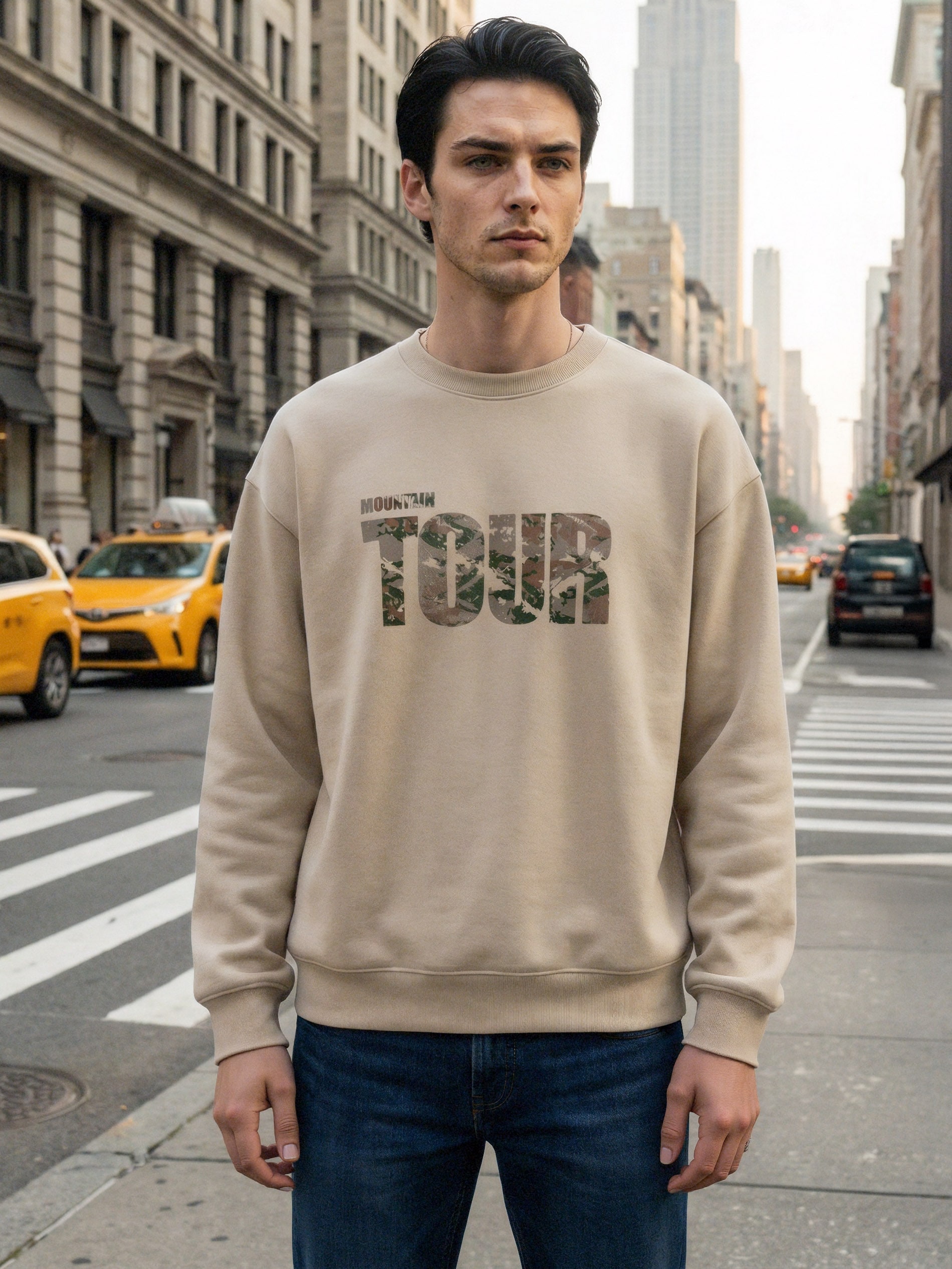 Bluza crewneck z napisem