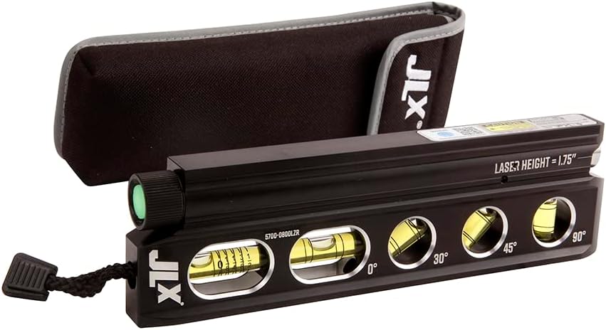 Johnson Level & Tool 5700-0800LZR 8 Magnetic Billet Torpedo Laser Level with GreenBrite Technology (Class II,