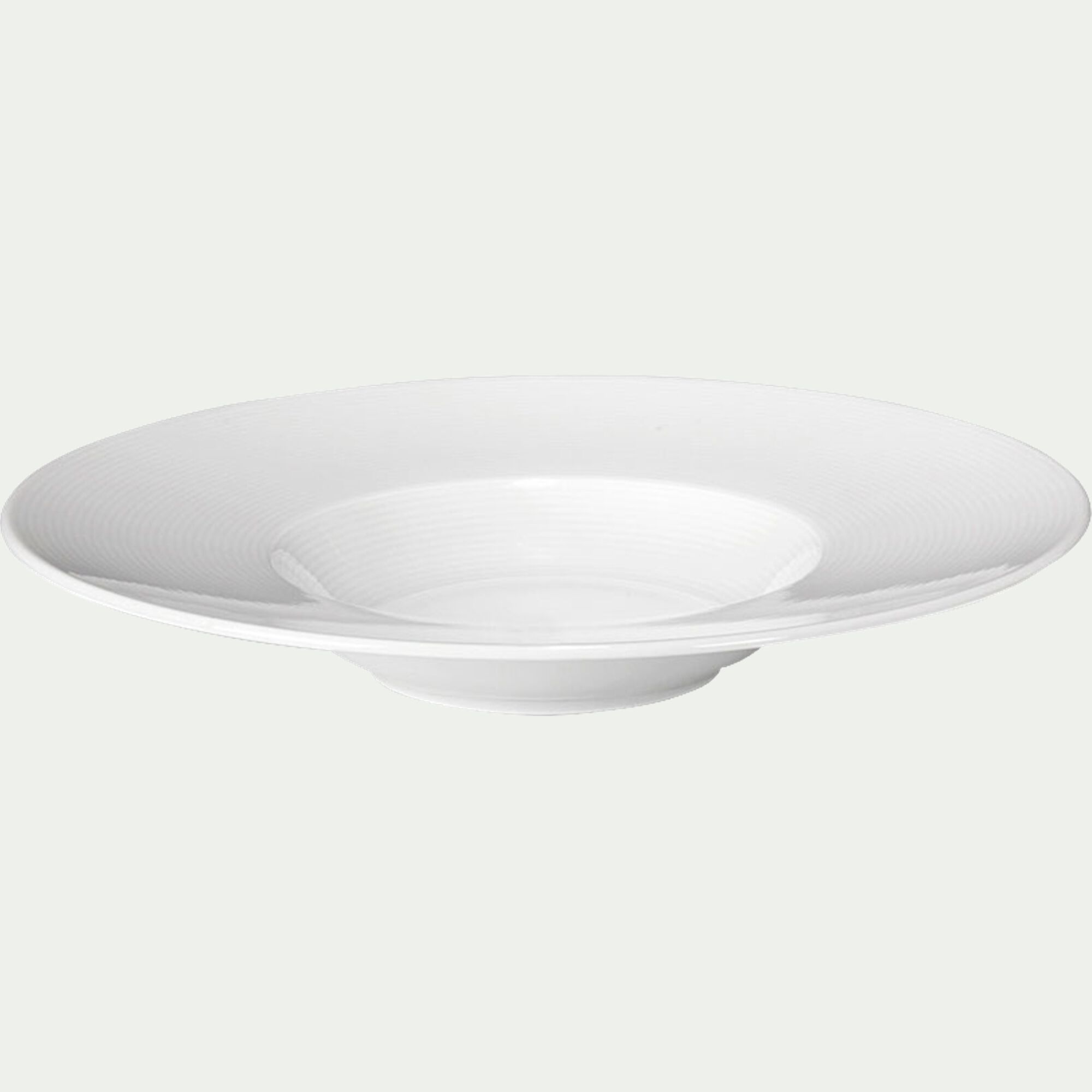 ETO - Assiette à risotto en porcelaine qualité hôtelière D27cm - blanc
