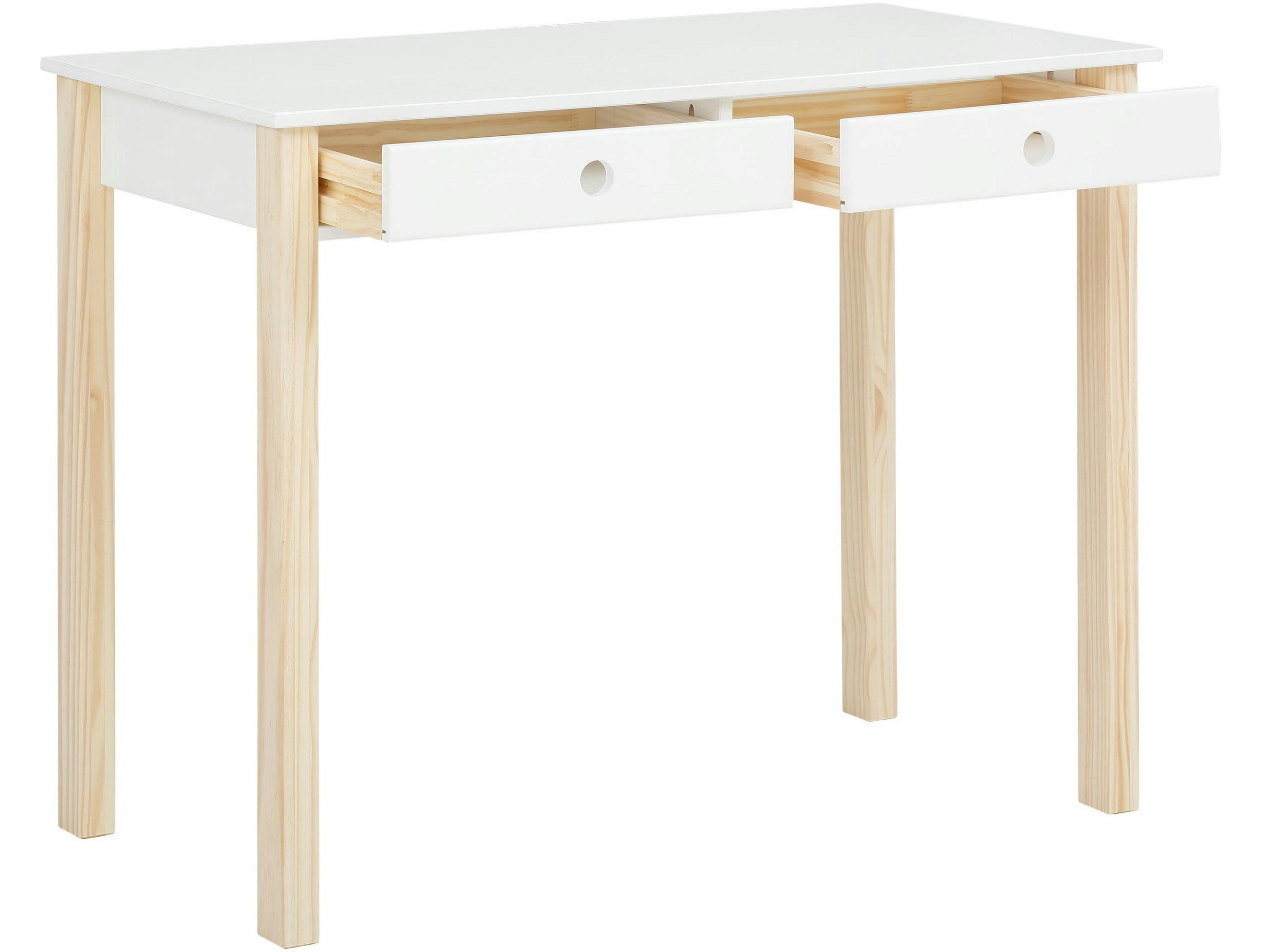 SQUARE LINE - Bureau avec 2 tiroirs