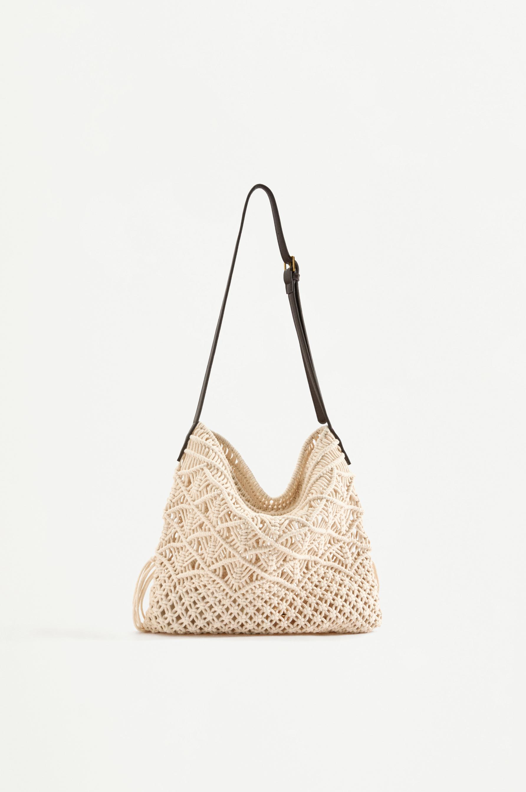 Bolso bandolera macramé