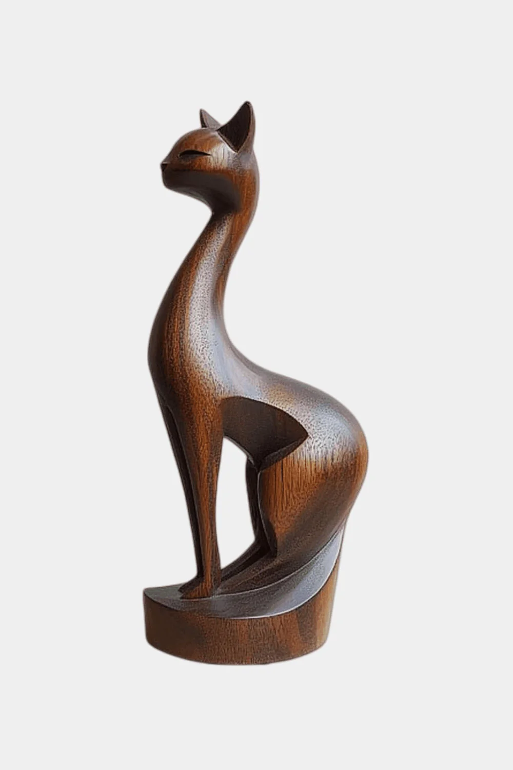 Cat Wood Sculpture #WA064