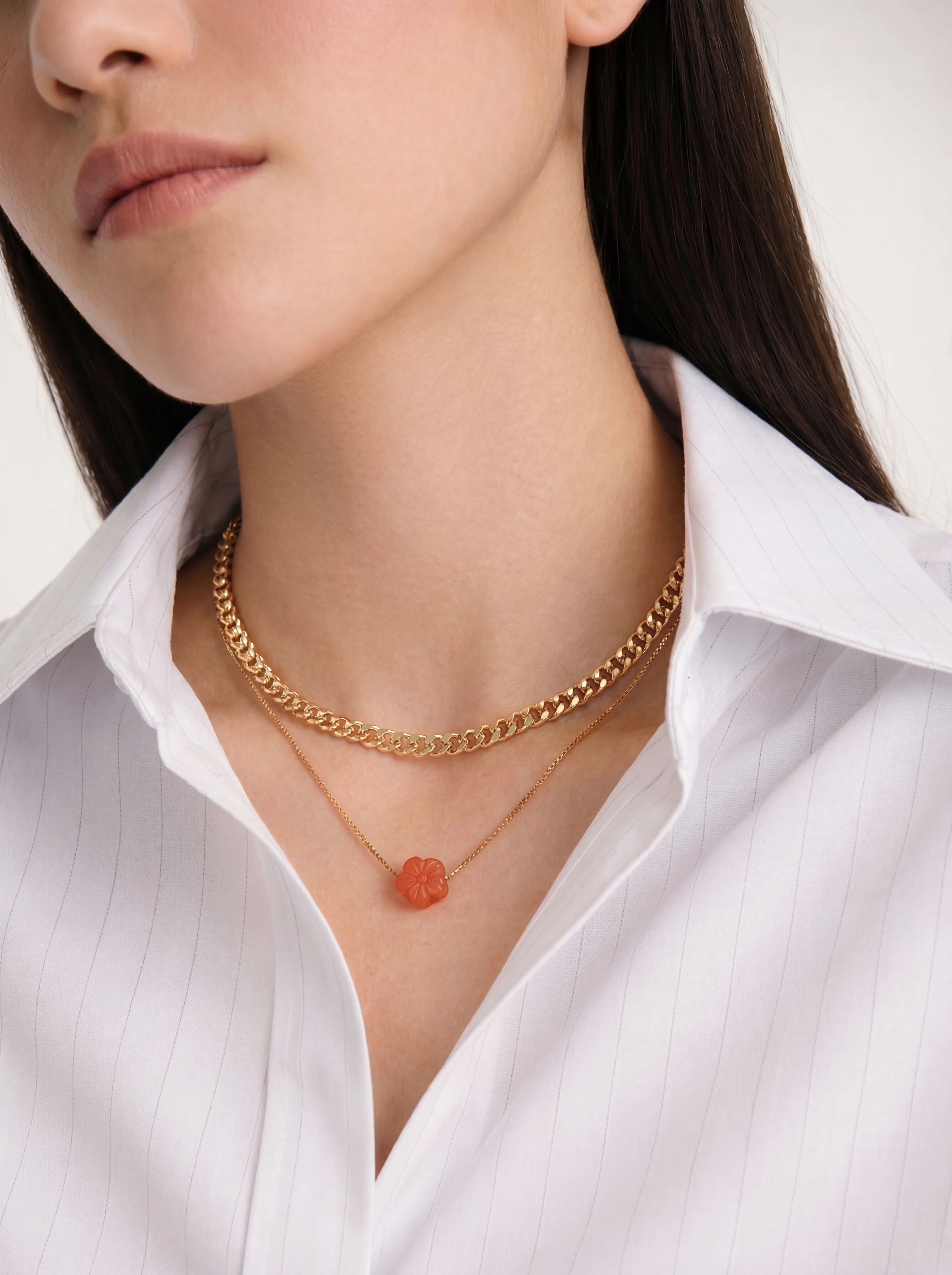 Kyoto — Flower Pendant Necklace