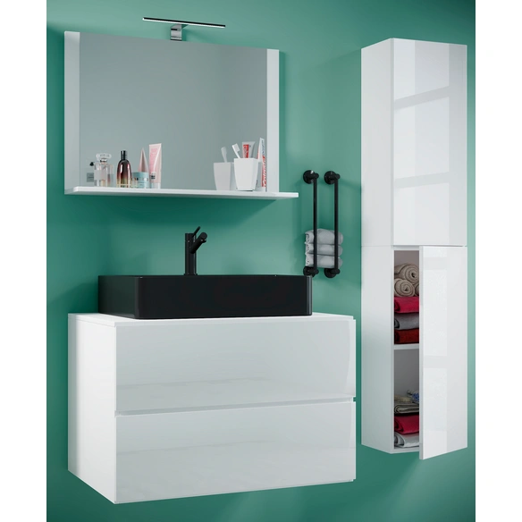Waschplatz-Set »Lendas«, 4-tlg., 80 cm, weiß