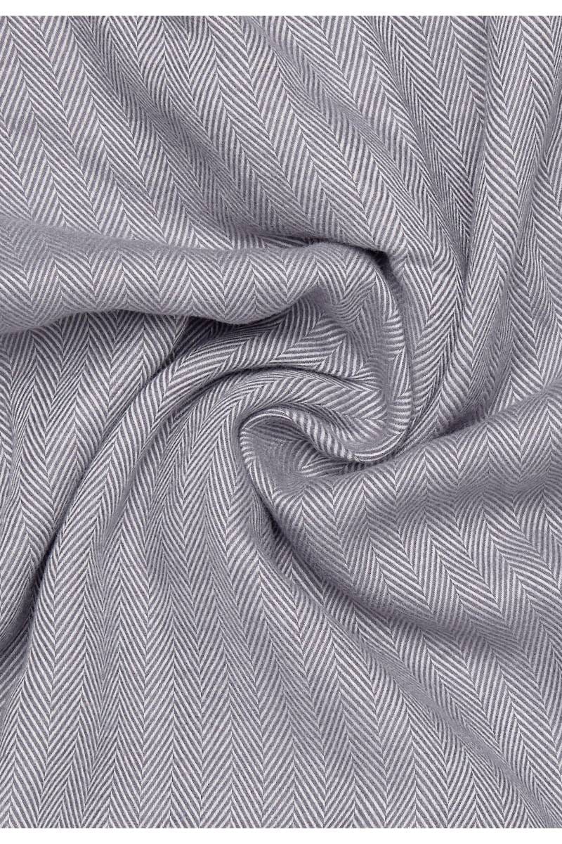 ETERNA 1863 Modern Fit Tencel Hemd silber, Strukturiert
