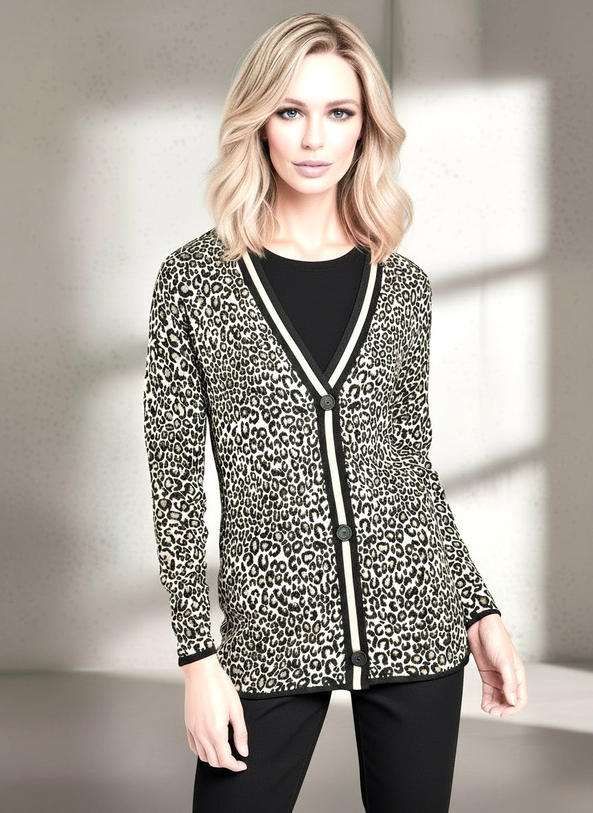 Leopard Print Cardigan