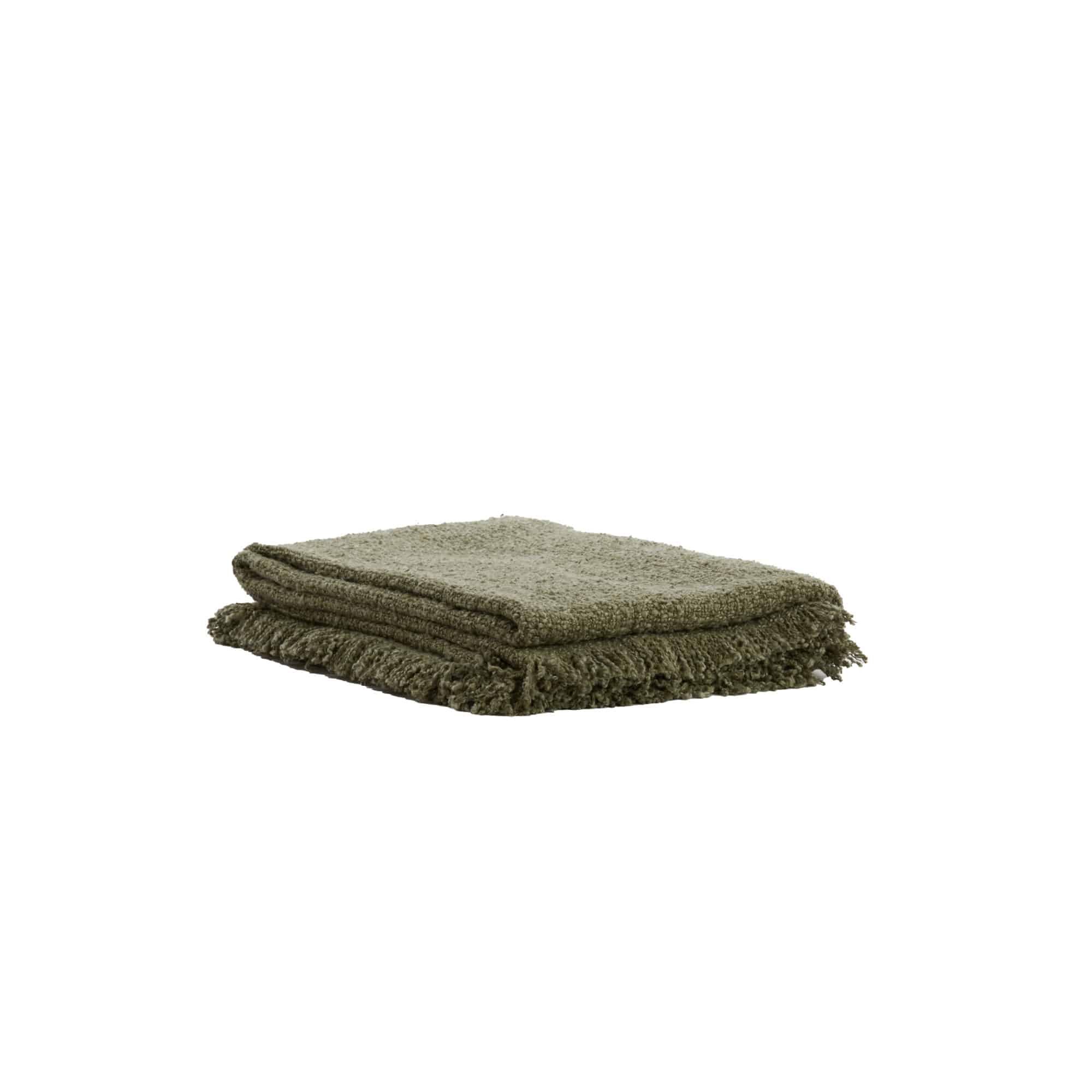 Light & Living deken Miraso - groen - 170x130x0.5cm