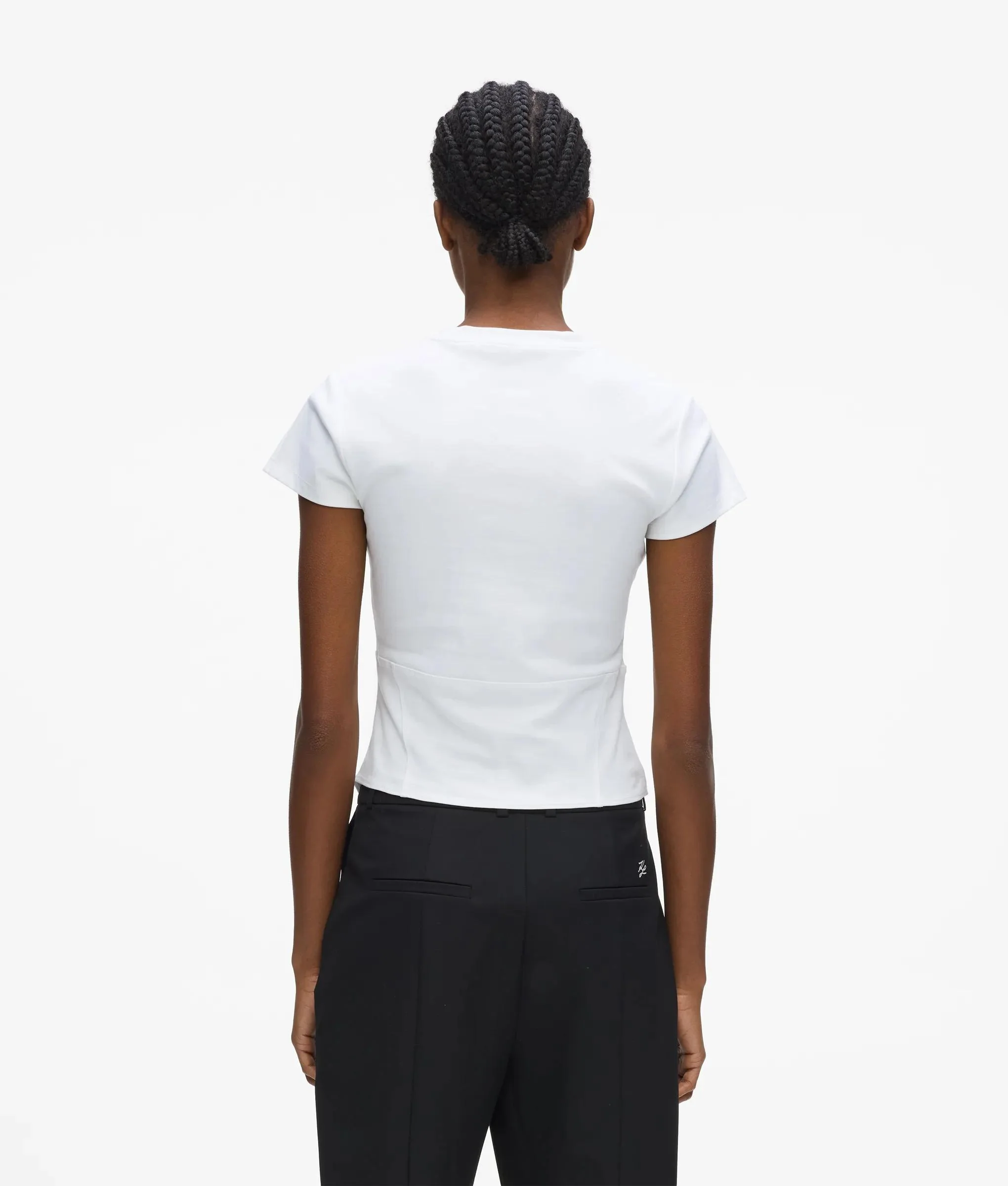 T-shirt effet corset