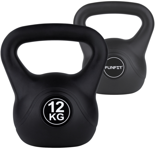 Kettlebell kettle odważnik obiążenie do ćwiczeń funfit gym&fitness 12 kg