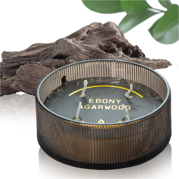 Świeca Zapachowa Świeczka Ebony Agarwood Świąteczna 13 Cm