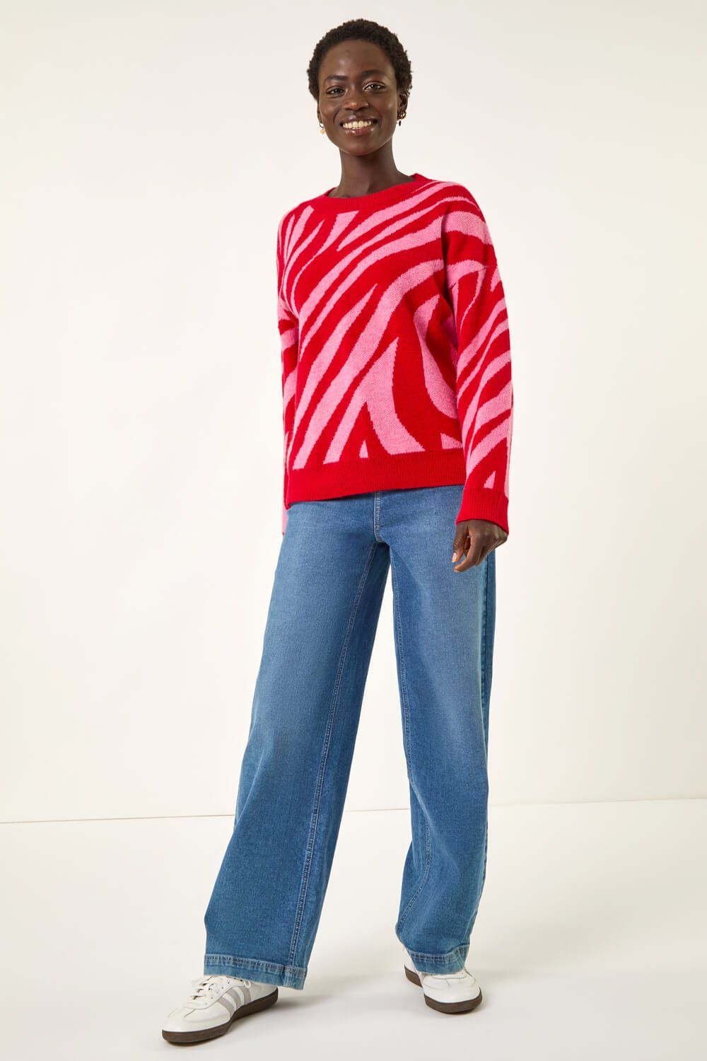 Roman Colour Block Knit Jumper