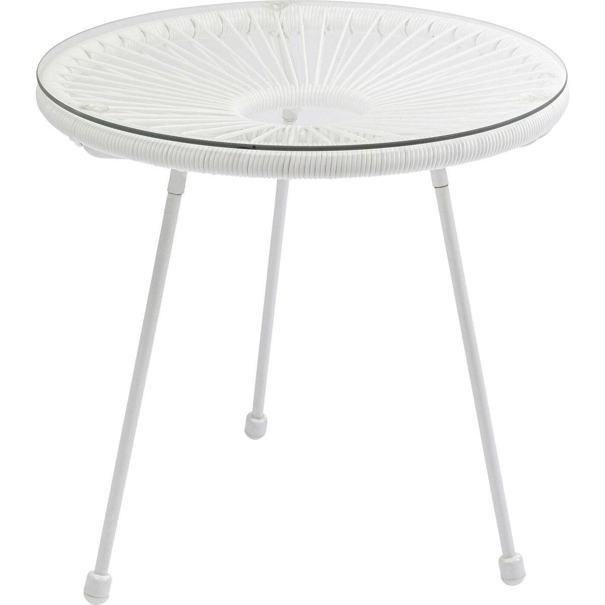 Kare Design Tuin Bijzettafel Acapulco Mono wit