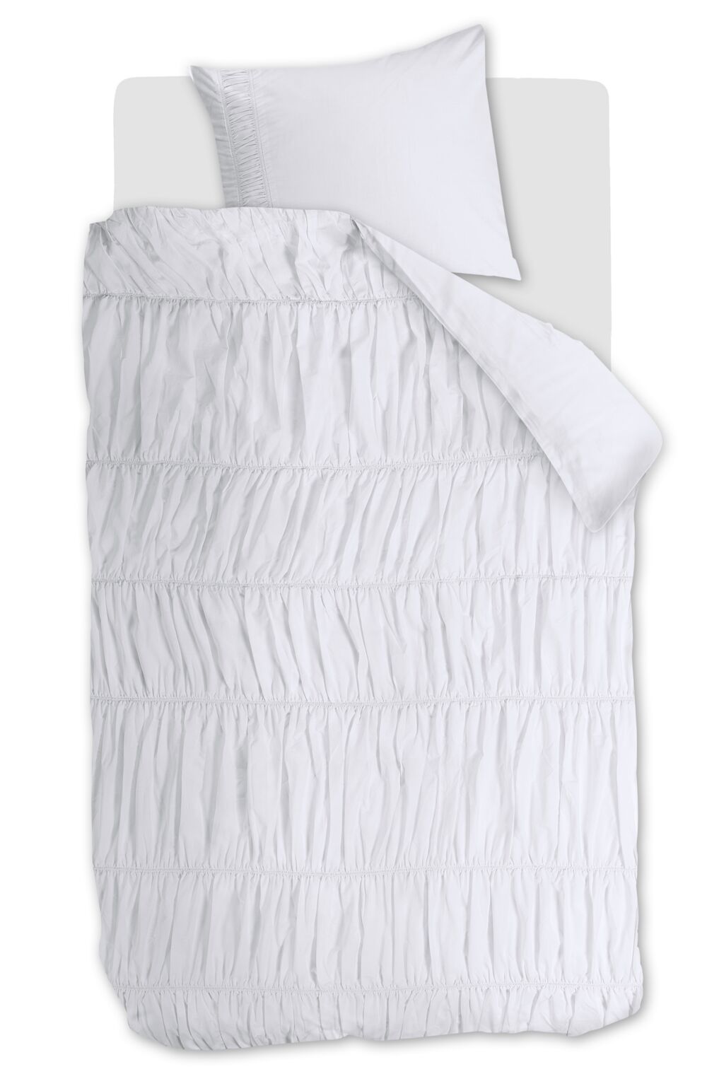 Rivièra Maison Ruffle - 140 x 200/220 cm - Wit