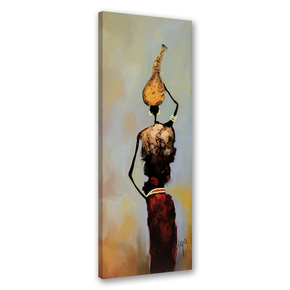 Feeby Obraz na płótnie, Kobieta z Afryki 30x90