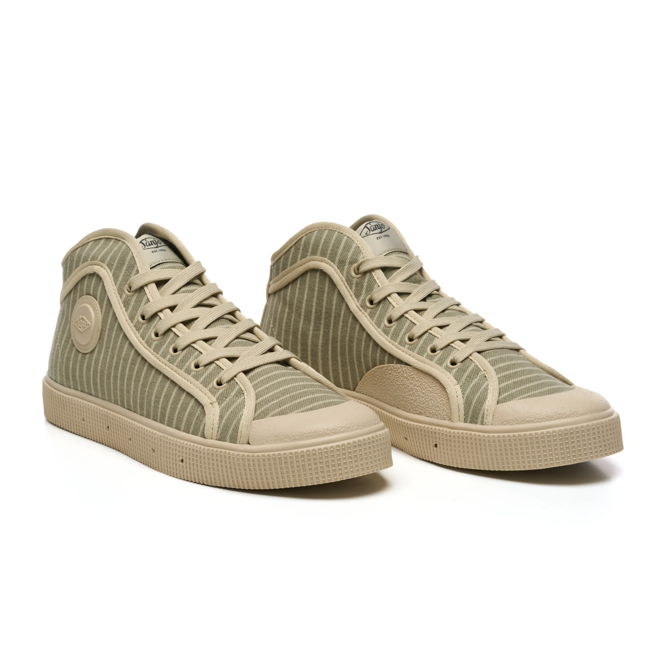 Sanjo K100 Pinstripe // Matcha