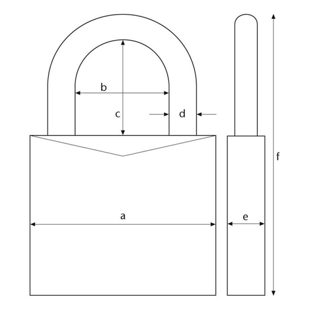 HENGELÅS ABUS 64TI/40 TITALIUM