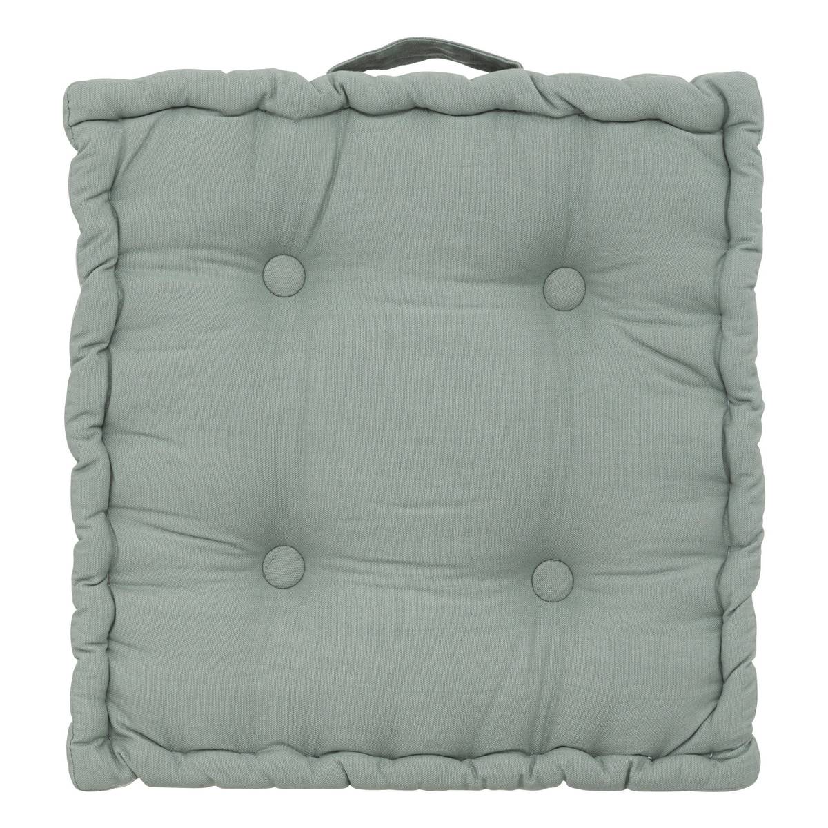 Cushion "Anjali" celadon green, 40x40 cm