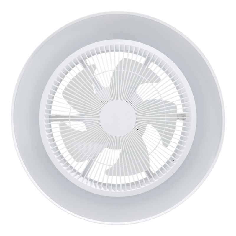 Ventilateur de plafond LED Vallonia RGB blanc Ø 48 cm 25,2 W EGLO