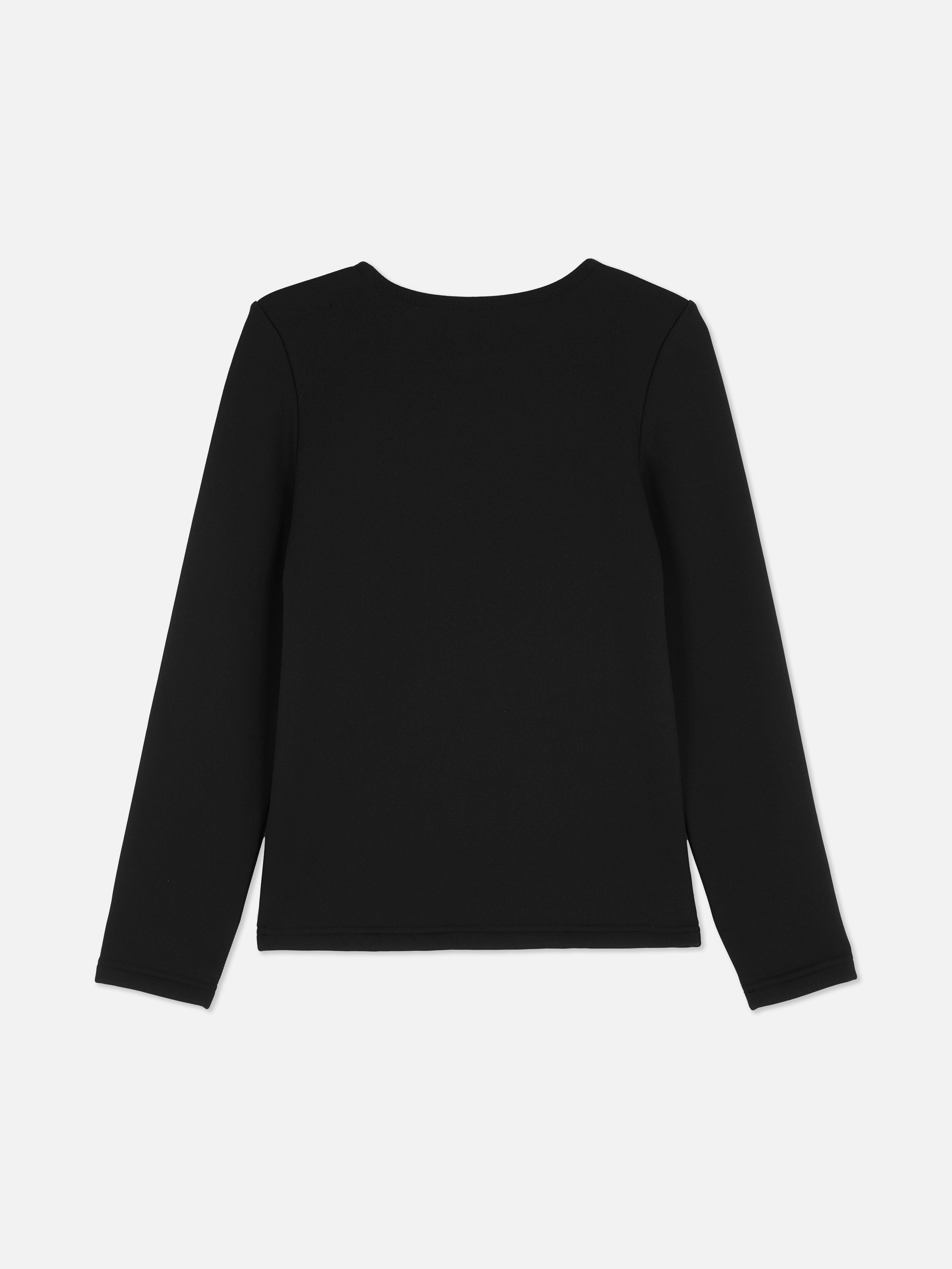 3-15yrs | Thermal Fleece-Lined Long-Sleeve Top