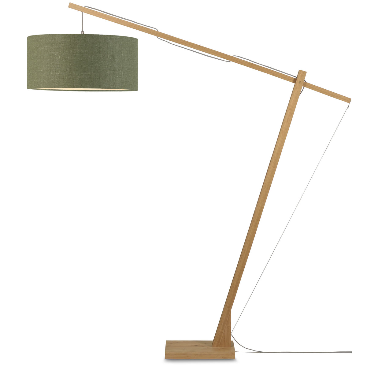 GOOD&MOJO vloerlamp Montblanc - bruin - 175x60x207cm