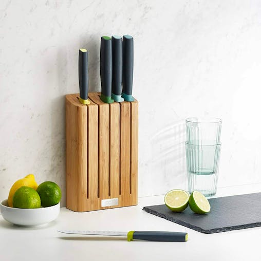 Joseph Joseph Elevate 5 Piece Kitchen Knife Set with Bamboo Block 10300
