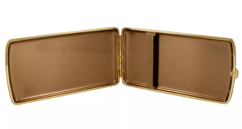 Papierośnica skóra eko czarna - Hinz Design 818GKC01