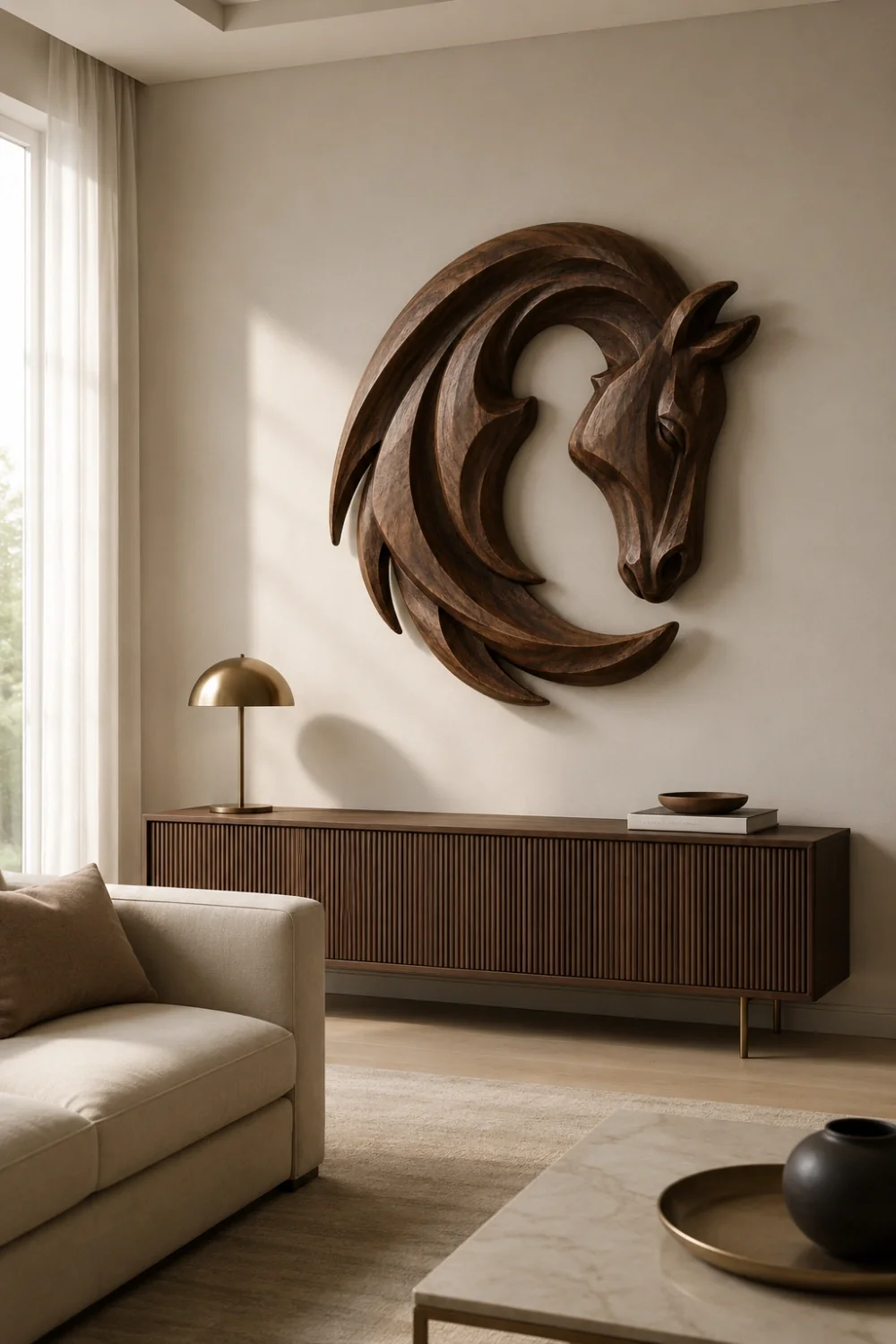 Horse Wood Relief#QA004