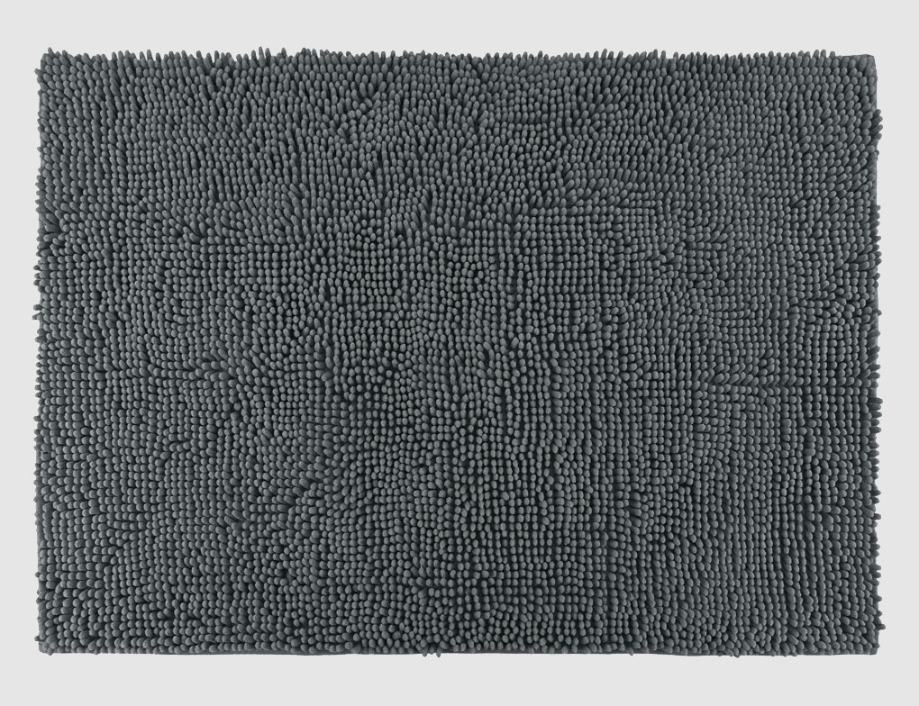 Badteppich Grau