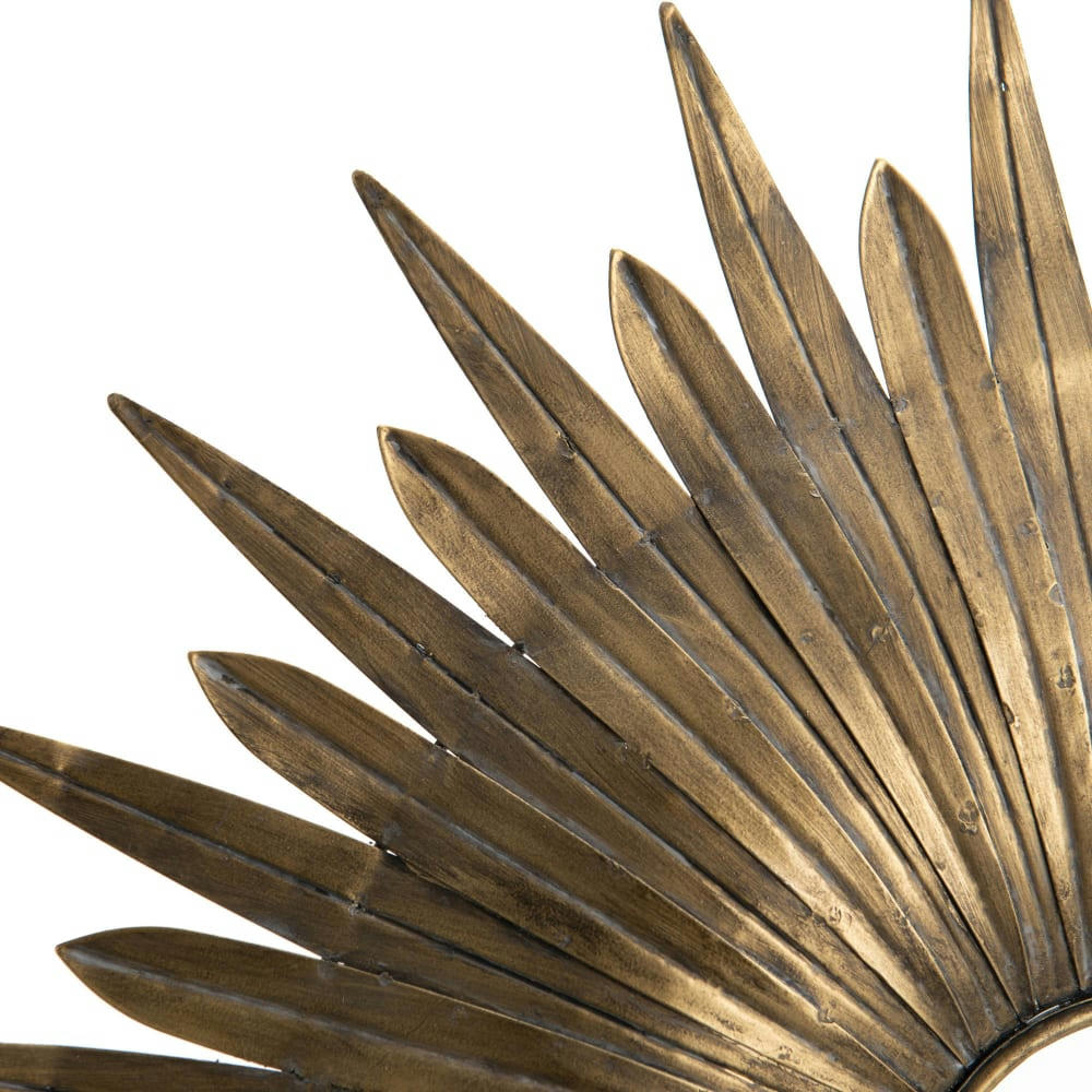 STELLA - Miroir   68 cm en métal  or