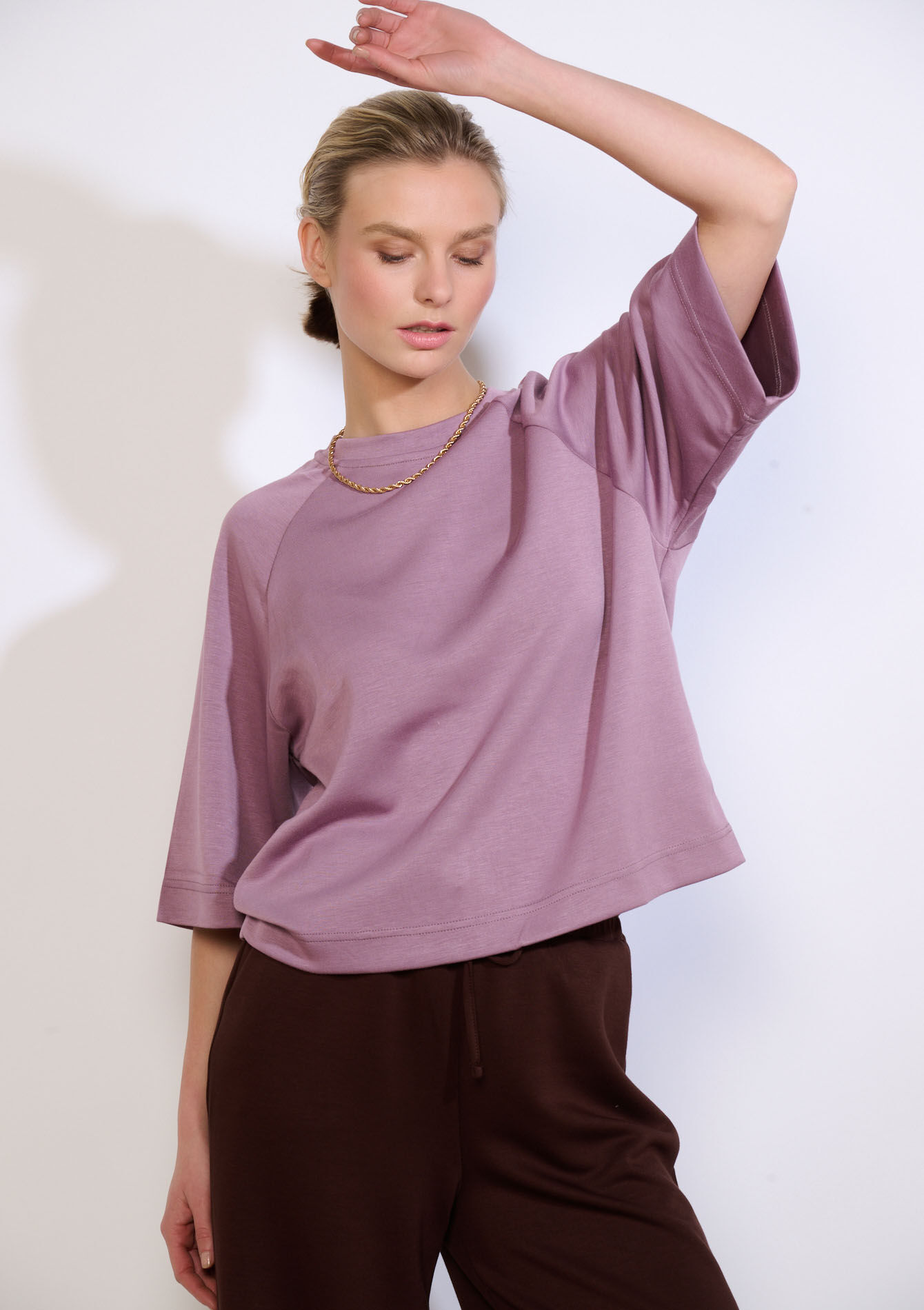Sweater met 3/4 mouwen