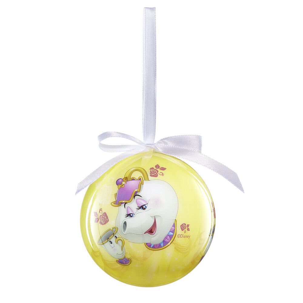 Boule de No&euml;l Disney La Belle et la Bête