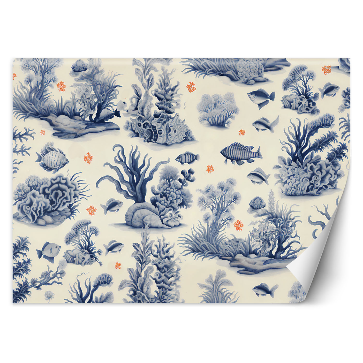 Feeby Fototapeta Koralowce i ryby AI 150x105