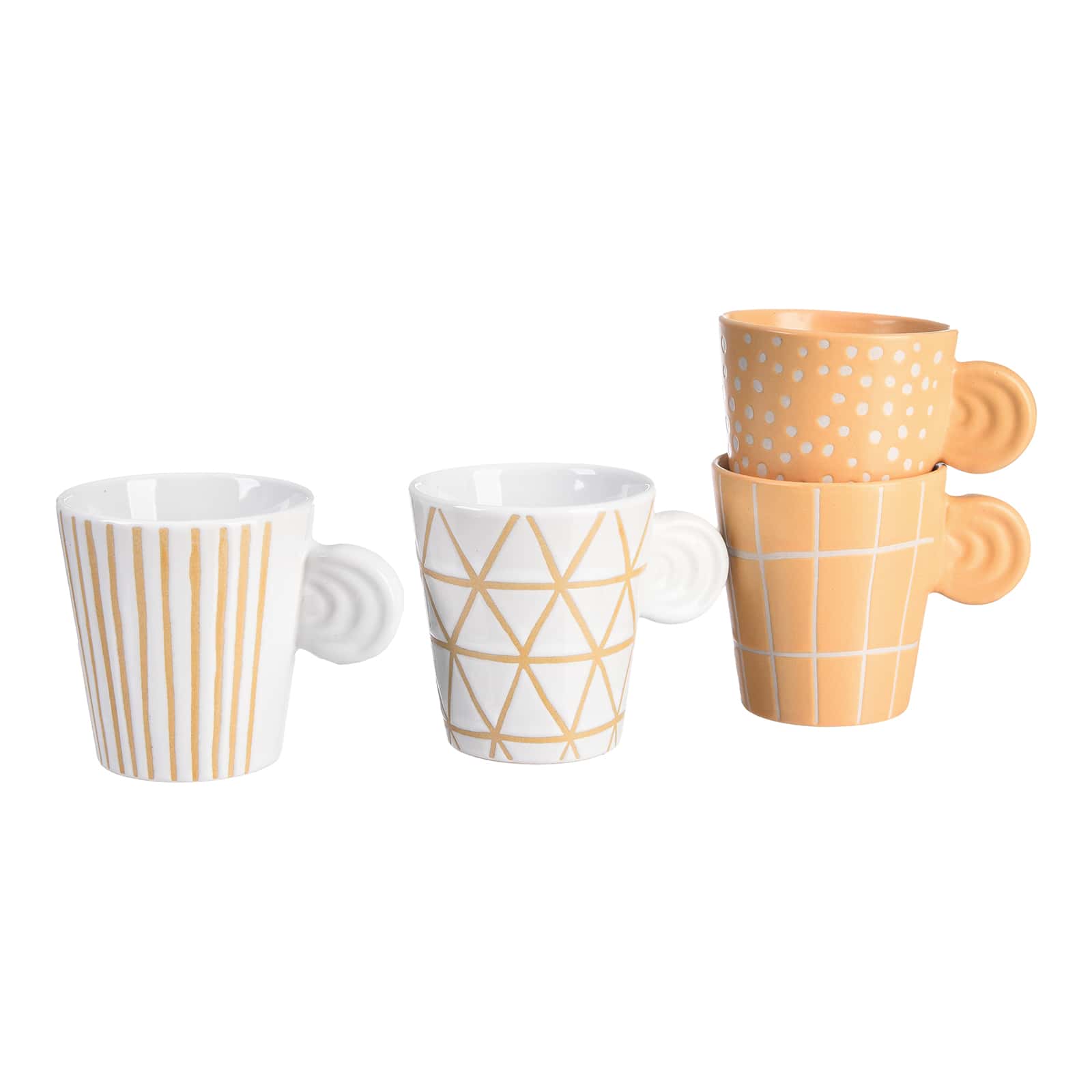 Espressotassen-Set Creme, 4 -tlg.
