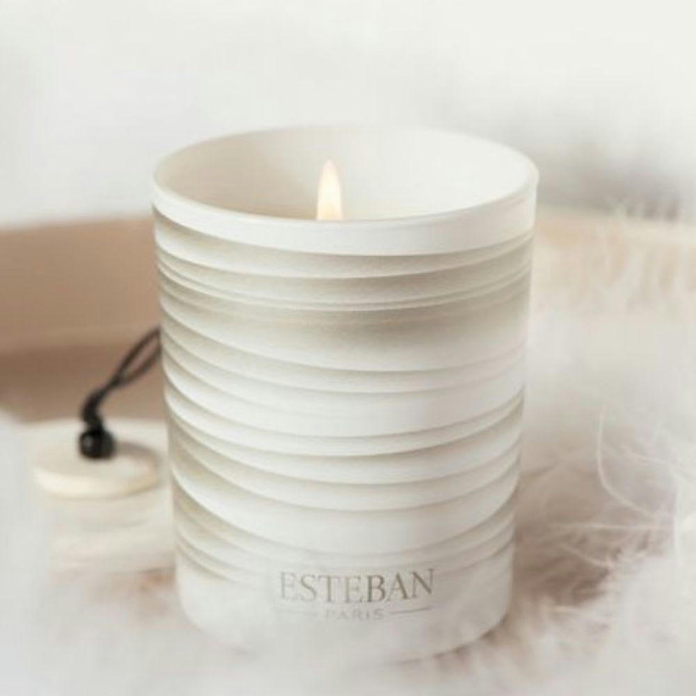 RÊVE BLANC - Bougie déco parfumée rechargeable