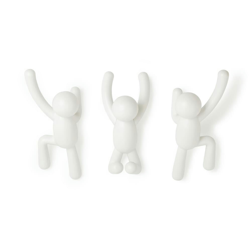 BUDDY - Patère buddy pvc blanc