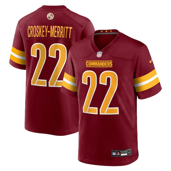 Jacory Croskey-Merritt Washington Commanders Nike Team Game Jersey -  Burgundy