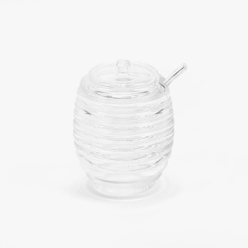 Açucareiro Colmeia com Colher ACRYLIC