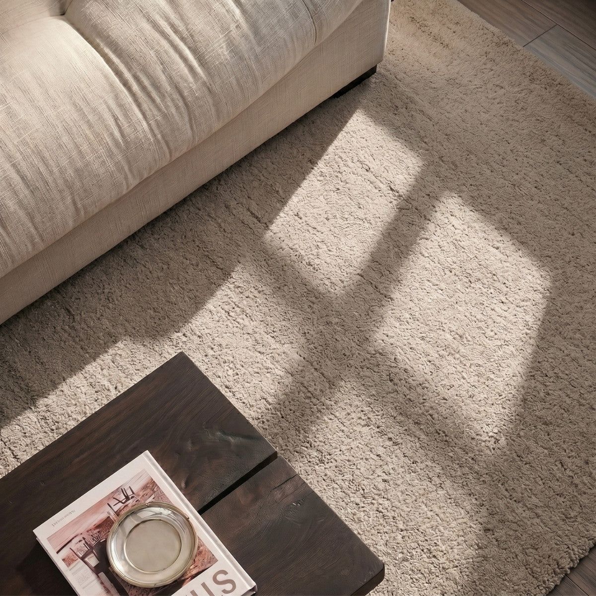 DÉJA Living Vloerkleed Biren - Beige Kunststof - 160x230cm