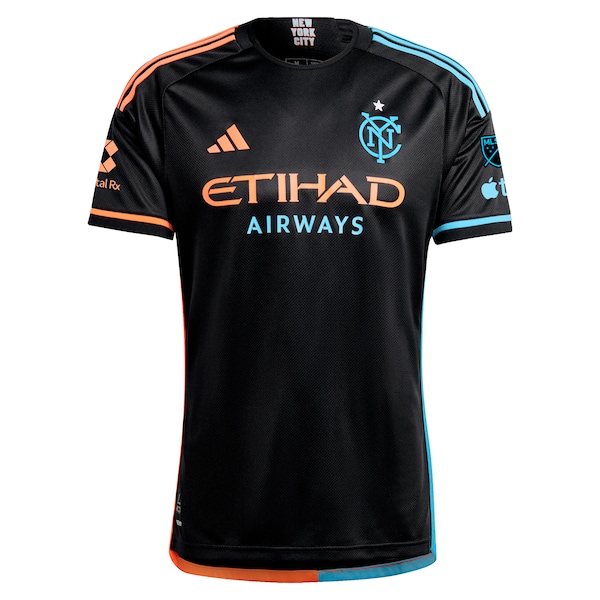 Strahinja Tanasijevic New York City FC adidas 2024 24/7 Kit Authentic Player Jersey - Black
