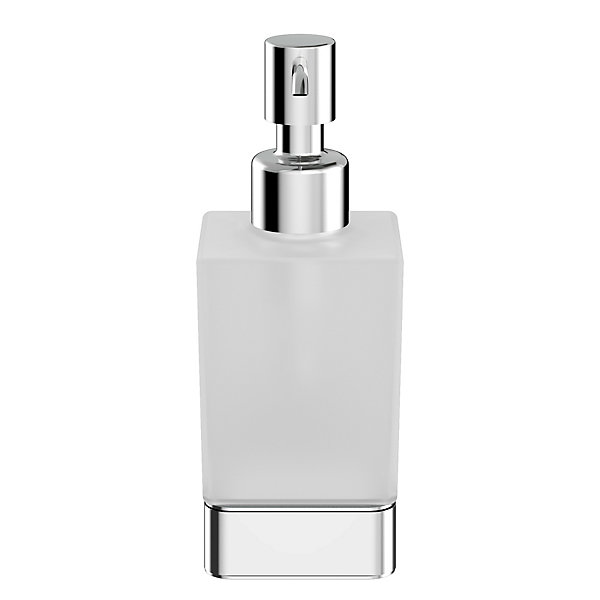 Distributeur de savon mural acier inoxydable chromé Teesta GoodHome