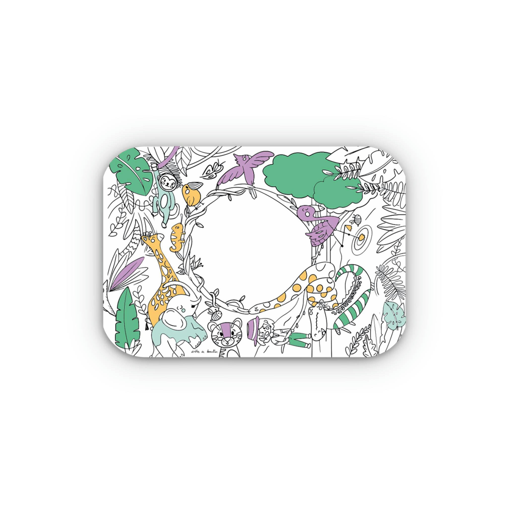 COLORIBOARD 95X65CM AVEC 8 FEUTRES - Coloriboard + 8 feutres lavables