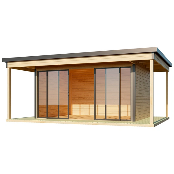 Gartenhaus »Domeo«, BxHxT: 597, 6 x 239, 4 x 421, 5 cm (Außenmaß inkl. Dachüberstand)