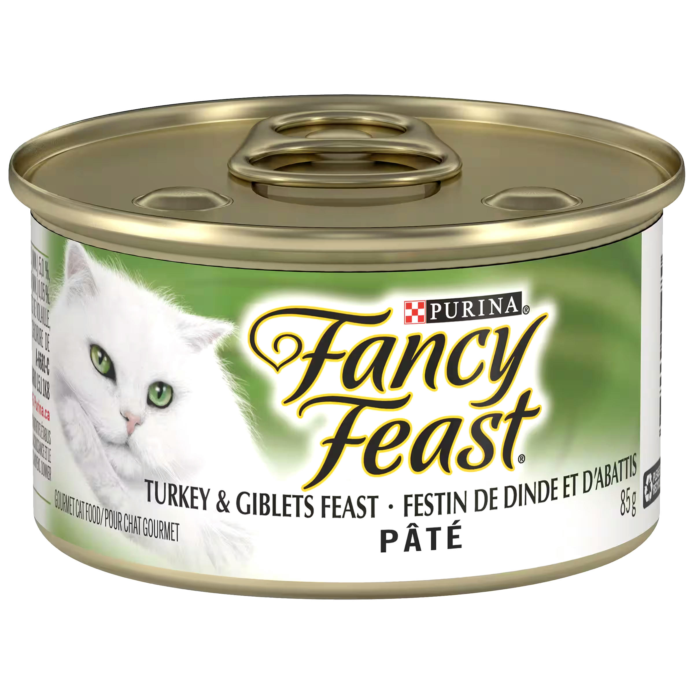 Purina® Fancy Feast® Cat Food, Turkey And Giblets, for Cats of all Ages/Sizes, 85-g