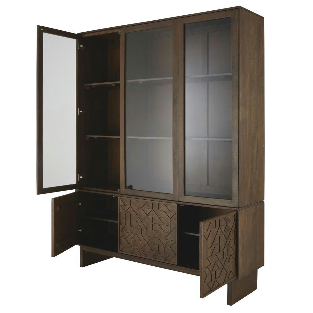 Makao - Vaisselier 6 portes 6 étagères en bois