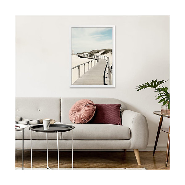 Cadre photo karma blanc 50x70 cm Fabriqué en France