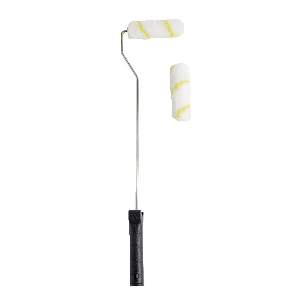 Lot de 2 rouleaux à peinture avec support 50cm